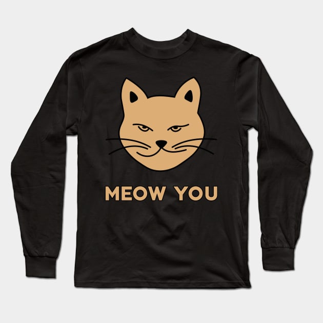 Middle finger cat Long Sleeve T-Shirt by mag-graphic